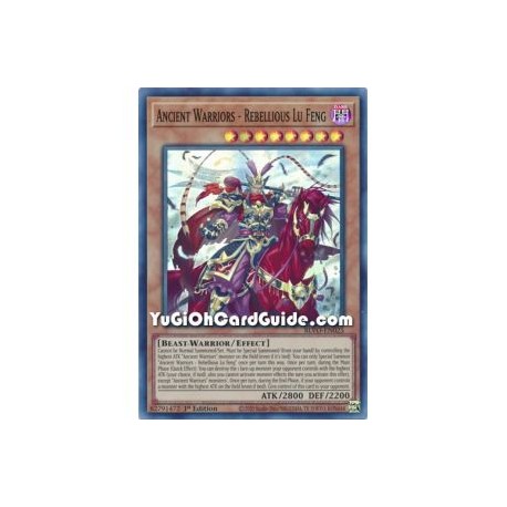 Ancient Warriors - Rebellious Lu Feng (Super Rare)